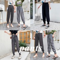 일바지 무늬바지 일자몸빼 몸빼바지 쿨바지 여름 바지 KK146