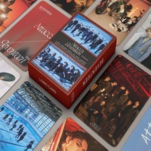 55 개/대 세븐틴 얼굴 태양 달링 전원 사랑 Lomo 카드 앨범 ATTACCA 프린팅 팬, SEVENTEEN-2