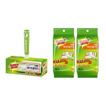3M 스카치브라이트 테이프 클리너 대형 + 리필6개, 1세트