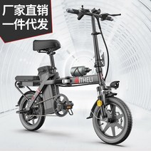 미니전기자전거 레트로 강아지 삼륜 접이식 전기자전거 소형 오토바이 리튬 배터리 성인, 하얀, 720w 15ah