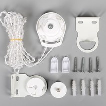 28mm 롤러 및 비드 체인 114 외부 튜브 그늘 교체 예비 부품 수리 블라인드 클러치, 세트