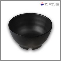 [돌산멜라민] 퓨전토기 신일식공기 - 멜라민공기 밥그릇 (업소용그릇 멜라민그릇 예쁜그릇 식당접시 멜라민볼 멜라민찬기), 1개, 블랙 대