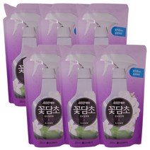 샤프란 [살균 99.9%] 샤프란케어 꽃담초 섬유탈취제 자스민꽃향 섬유 탈취제 리필, 320ml, 6개, 자스민꽃