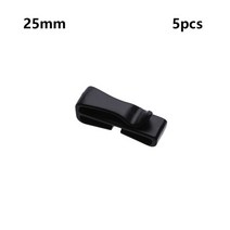 5pcs molle 웨빙 허리 버클 스트랩 벨트 엔드 클립 조정 키퍼 전술 배낭 버클 캠핑 하이킹 야외 군사 도구, 25mm