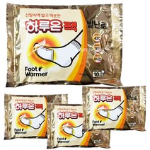 하루온팩 하루온 발난로 양말위에 붙이는 핫팩, 20팩(40장)