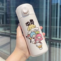 시나모롤 쿠로미 텀블러 물병 휴대용 보온 보냉 캐릭터 대용량 350ml 450ml, J.350ml