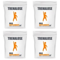 BulkSupplements 트레할로스 트레할로오스 저감미당 대체당 Trehalose 100g 4개