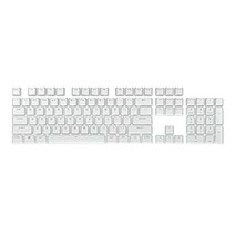 Corsair 미국출고-CORSAIR PBT DOUBLE-SHOT PRO Keycap Mod Kit – Double-Shot PBT Keycaps – Arctic White – 표준 하단 행 – 질감 있는 표면 – 1.5mm 두께 벽 – -171234, 02.표준 하단 행, 06.오리진 레드