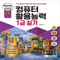 백발백중 컴퓨터활용능력 1급 실기(2020):자동채점 프로그램 무료 동영상 강의 제공, 성안당