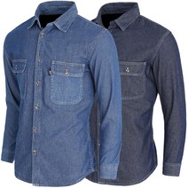 작업복청남방 남자 남방 긴팔 춘추청남방 작업복 상의