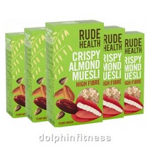 Rude Health 루드헬스 크리스피 아몬드 뮤즐리 400g 6팩