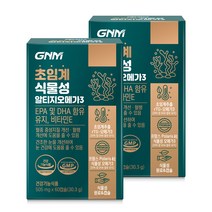 GNM 초임계 식물성 rTG 알티지오메가3, 60정, 2개