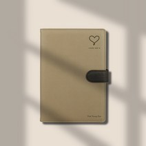 2023 시스템 다이어리 이니셜은 기본 / 3권이상 로고 각인 무료 / 육공 업무용 회사 6공 25절 A5, 올리브_노트식