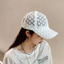 플라워 레이스 여성 캐주얼 볼캡 모자 21_HAT_078