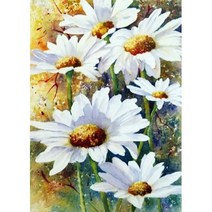 조이십자수 [DOME]십자수 패키지 모음 십자수, DOME  프린트패키지(170602)_흰꽃, 1세트