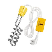 가정용 물데우기 온수 히터봉 220v 전기 온수기 순간온수 가열기, 옐로우 3000W  2m