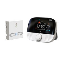 바닥 난방 및 가스 보일러용 스마트 RF 무선 온도 조절기 LCD 화면 실내 알렉사와 호환, RF Thermostat, 01 RF Thermostat