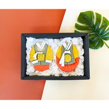 [수하련_전통비누]한복비누, 쇼핑백, 1구단품(A set _여), 보자기포장(2구만가능)