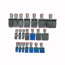 압인기 높이 4mm 7mm 및 12mm muti digits 롤링 고무 도장 번호 롤러 씰, 02 2 digits 7mm