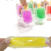 아이스크림 워터비즈 개구리알 말랑이 주물럭 구슬 세트, 랜덤