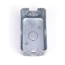 102x60x54 콘크리트매입 뒤막힘 철 콘센트박스 건축, 1개