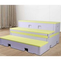 플라스틱 무대계단 발판 사다리 단상 성가대 디딤판, 라이트 그린 스타일 A