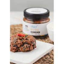 밥식해3종 300g 500g 홀데기 가자미 오징어 별미반찬3종 500g 1kg 된장콩잎 단풍제피콩잎 우렁강된장 삭힌 장아찌 어르신 가정식 향토음식 수제반찬 집반찬 반찬세트, 된장콩잎500g