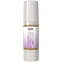 나우푸드now foods NOW Solutions 비타민 C 세럼 플러스 페룰산 피부 및 타이트닝 28.3g 1온스
