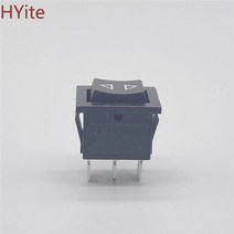 토글스위치 전등 전자식 전원5PCS 순간 로커 스위치 3 플랫 핀 양쪽 릴리스 후 중간 봄 반환 엄마 on - o, 한개옵션0