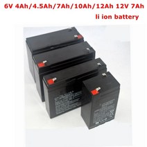 6v 4ah 7ah 10ah 12v 7Ah 리튬 배터리 전자 저울 액세스 제어 어린이 장난감 비행기 rc 탱크 UPS, 02 6v7Ah