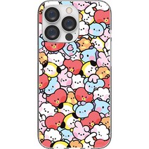 [사은품증정] BT21 미니니 투명 젤리 휴대폰 케이스 아이폰13 프로 맥스 / 13 프로 / 13 / 13 미니