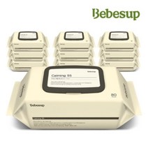 베베숲 카밍55 캡형 아기용물티슈 80매, 10팩