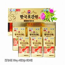 동보내츄럴 한국호간원 밀크씨슬 간영양제 간건강 간에좋은 실리마린 영양제 500mg x 240정, 40정, 6개