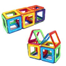 어린이 생일선물 도형만들기 네모 자석블럭 집콕놀이 4살 교구 학습 3살 집중력