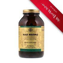 [사은품선택] 솔가 남성용 멀티비타민 180정 (타블렛) Solgar Male Multiple 180tabs, 챱스틱(사과s), 1개