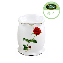 하이델코리아 고급 도자기 아로마 오일 전기 램프 장미