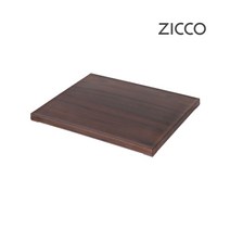 ZICCO 지코 멜라민 브라운 우드 느낌 플레이팅 트레이 스탠드 초밥 스시 홈 카페 베이커리 진열 치즈보드 식기, 1개, 02)직사각 트레이 2호(중형)