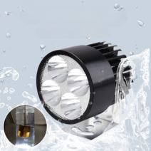 전기 오토바이 개조 외부 밝은 자전거 3륜 배터리 자동차 헤드라이트 LED 조명, V 원거리3모드슈퍼밝은집중타원12구슬