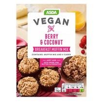 ASDA 아스다 비건 베리 앤 코코넛 브렉퍼스트 머핀 믹스 270g x4팩
