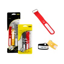 아이정 힘쎈 멀티탭 전선정리 벨크로타이 라벨형, 혼합형 8개입