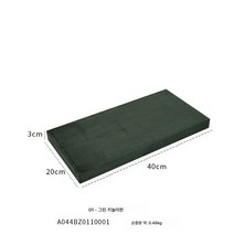 주얼리 쇼윈도 진열대 메탈 벨벳 느낌 가죽 목걸이 반지 액세서리 전시 소품, 색깔23, 치수 그림 보기