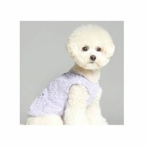 강아지 수면 조끼 라벤더 애견 의상 겨울 야외 외출겸, XLㅡ볼터치추가