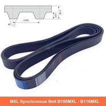 타이밍 벨트 풀리 타임 1Pcs MXL 타이밍 벨트 폭 6 10mm 폐쇄 루프 동기식 벨트 B106 B107 B108 B109 B110, 6mm_B114 - 231.648mm_1 개