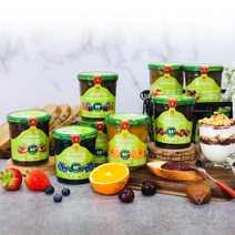 프로방스 유기농 딸기 블루베리 오렌지 무화과 체리 솔티드버터 체스넛 잼 스프레드 350g