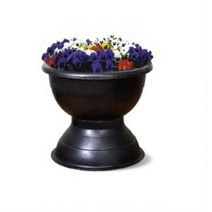 도로화분 대형 관공서 큰 고무 수경 화분, 수경용, 고동색