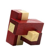 클래식 IQ 3D 나무 연동 버 퍼즐 듣기 잠금 하노이 타워 마인드 두뇌 티저 위한, KM19