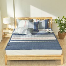 아밍 케인 세미 마이크로 침대패드 Q, 블루