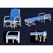 병원 보호자 간이 침대 간병 의자 휴대용 접이식 매트, 고급형 핑크