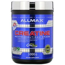 ALLMAX 크레아틴 파우더 100% 순수 미분화 크레아틴 일수화물 제약 등급 크레아틴 1000g (35.27 oz), 14.11온스
