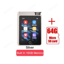 무손실 음원 하이파이 플레이어 2022 블루투스 5 0 mp3player 지원 eq 이퀄라이제이션 오디오 음악 휴대용 fm 라디오 전자 책 금속 워크맨, 초록
